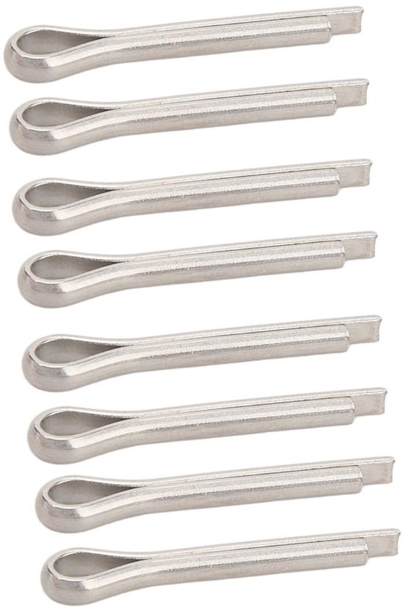 Scheepspropeller Splitpen - 20 Stuks - Buitenboordmotoren 20/15/9,9/8/6 Pk - Hoogwaardig Metaal - Roestbestendig - OE-nummer 91490-30020-00 - Buitenboordmotor