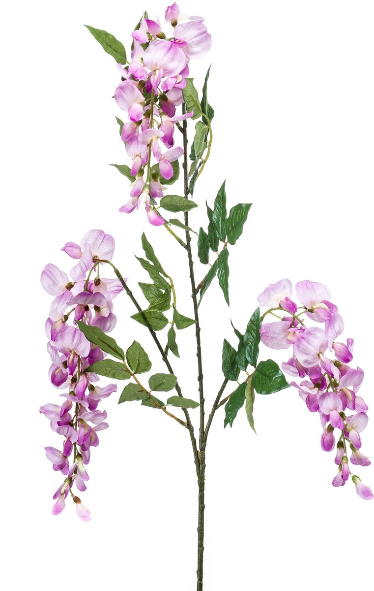 Emerald Kunstbloem Blauweregen 70cm lila - Kunstplant voor binnen