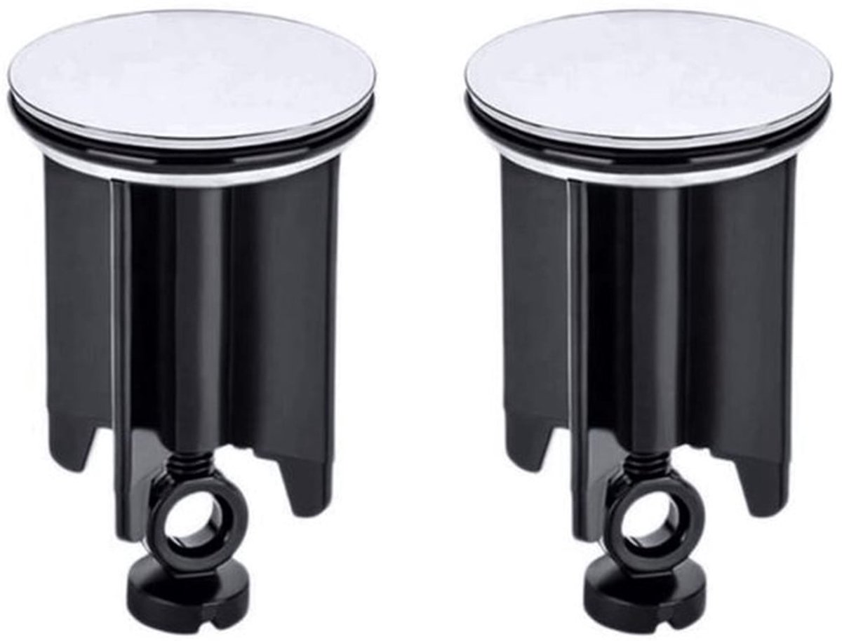 Afvoerstop Lekvrij Ontwerp - Wastafelstop - Verstelbaar - Badkamer/Keuken - 40 mm - Rubberen Ring