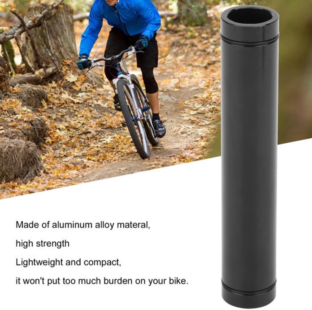 Fiets Steekas Hub Adapter - 20mm Tot 15mm - Eenvoudig te installeren - Lichtgewicht - Voor Mountainbike - Compact ontwerp