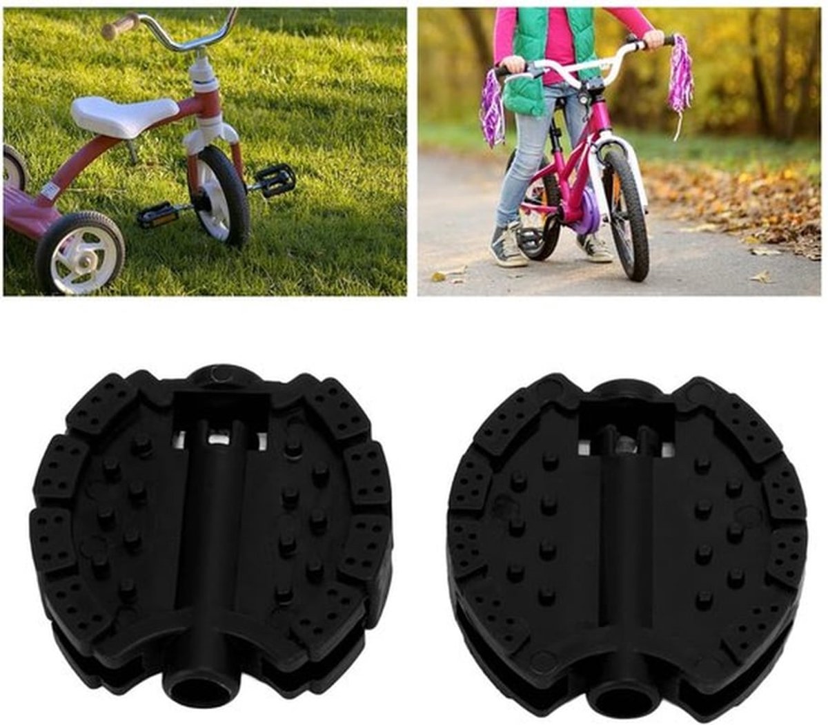 Driewieler met Duwstang - Kunststof - Fietspedalen - Duurzaam - Eenvoudig te Installeren - Meerdere Kleuropties - Kinderfiets