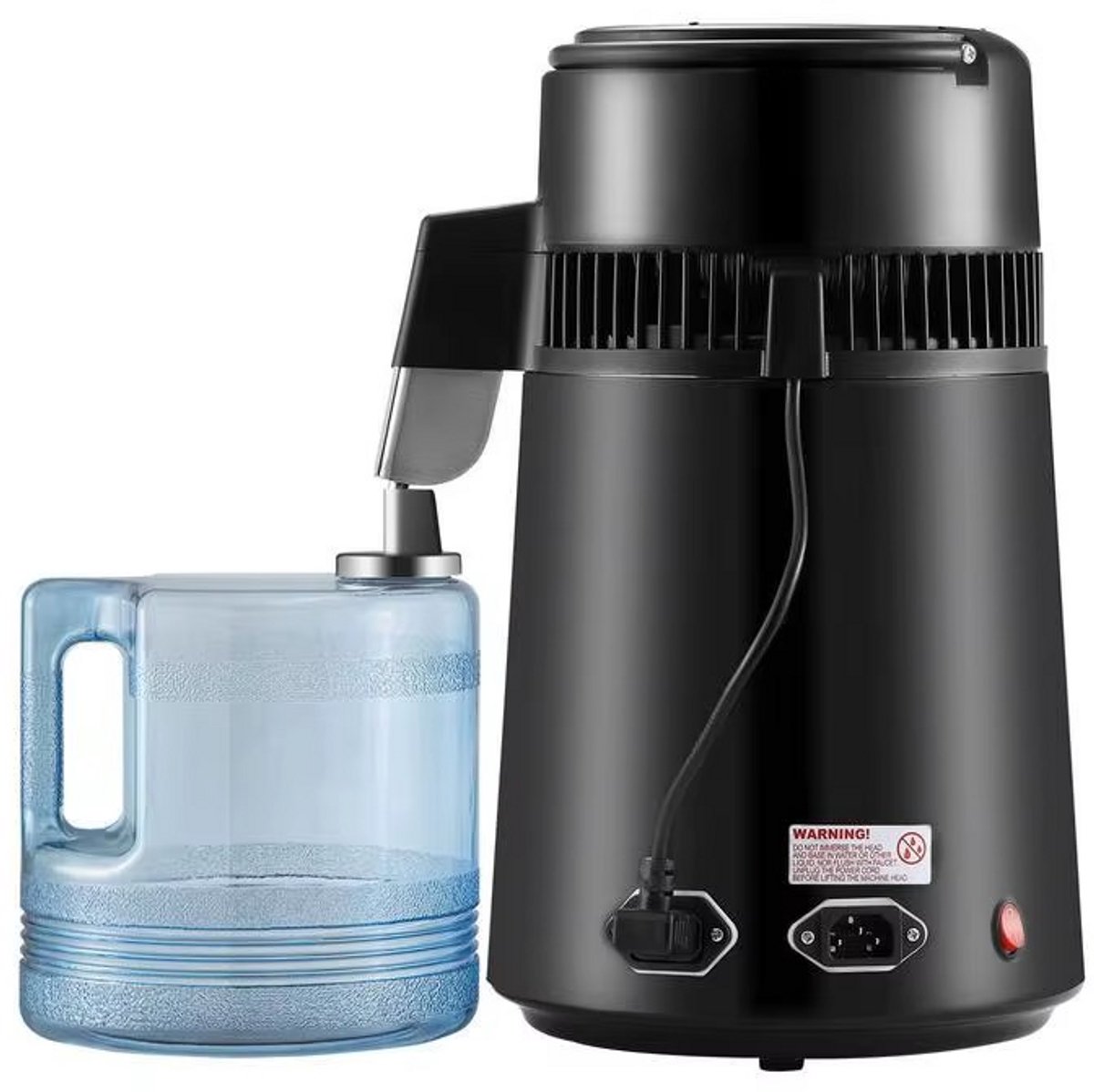 JOYNEXTBUY - Waterdestilleerapparaat 4 Liter – RVS Waterdistilleerder – Waterzuivering – Zuivert Kraanwater - Multifunctioneel