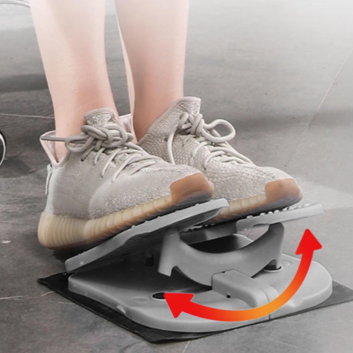 SnelShoppen - Mini Stepper Trainer Opvouwbaar Lichtgewicht Compact Foot Stepper Machine voor Thuis met Convex Massagepunten - Ideaal voor Thuis Workou