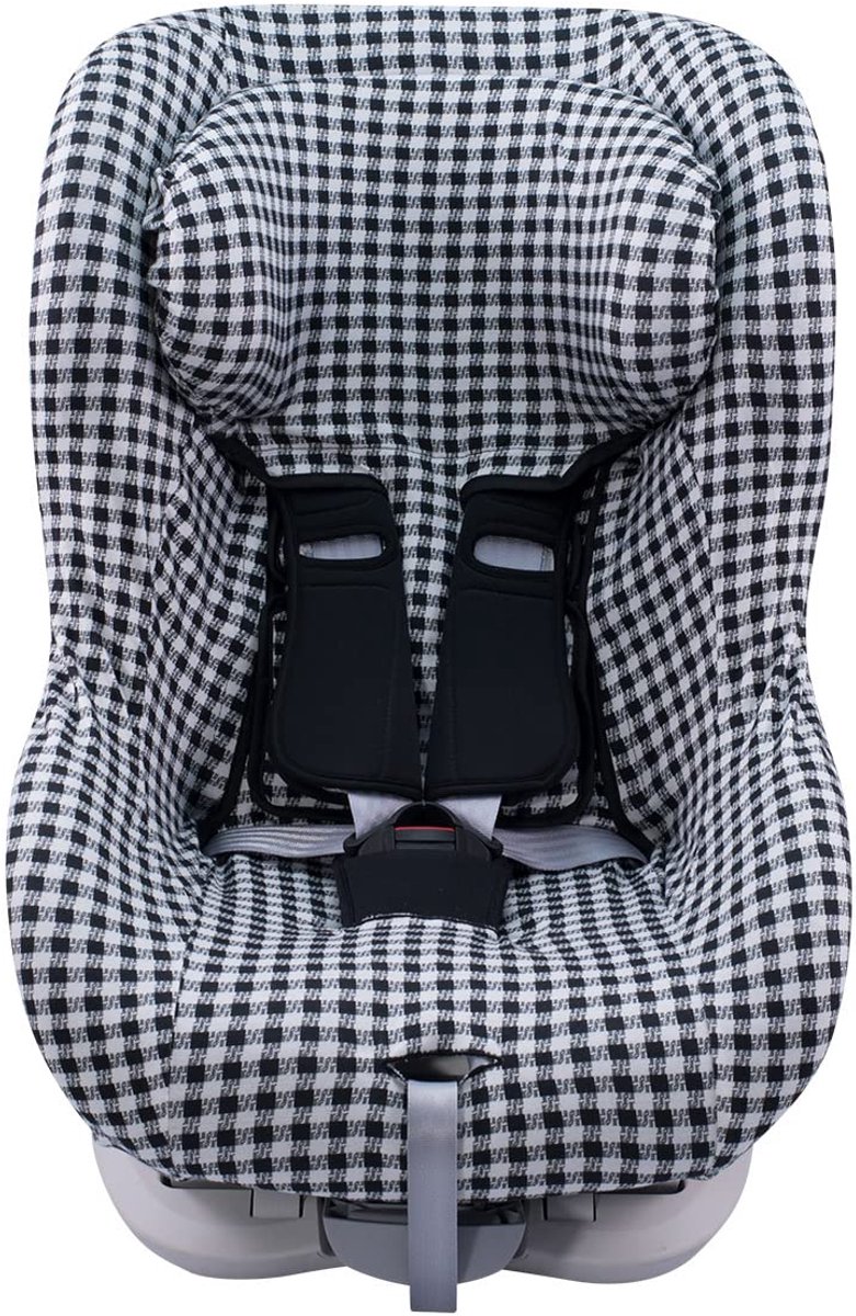 SnelShoppen - Kids Bekleding Universeel voor Autostoel Maat 1 2 - Vichy - Comfortabel en Veilig - Geschikt voor Kinderen - Ideaal voor Auto, Reis en D