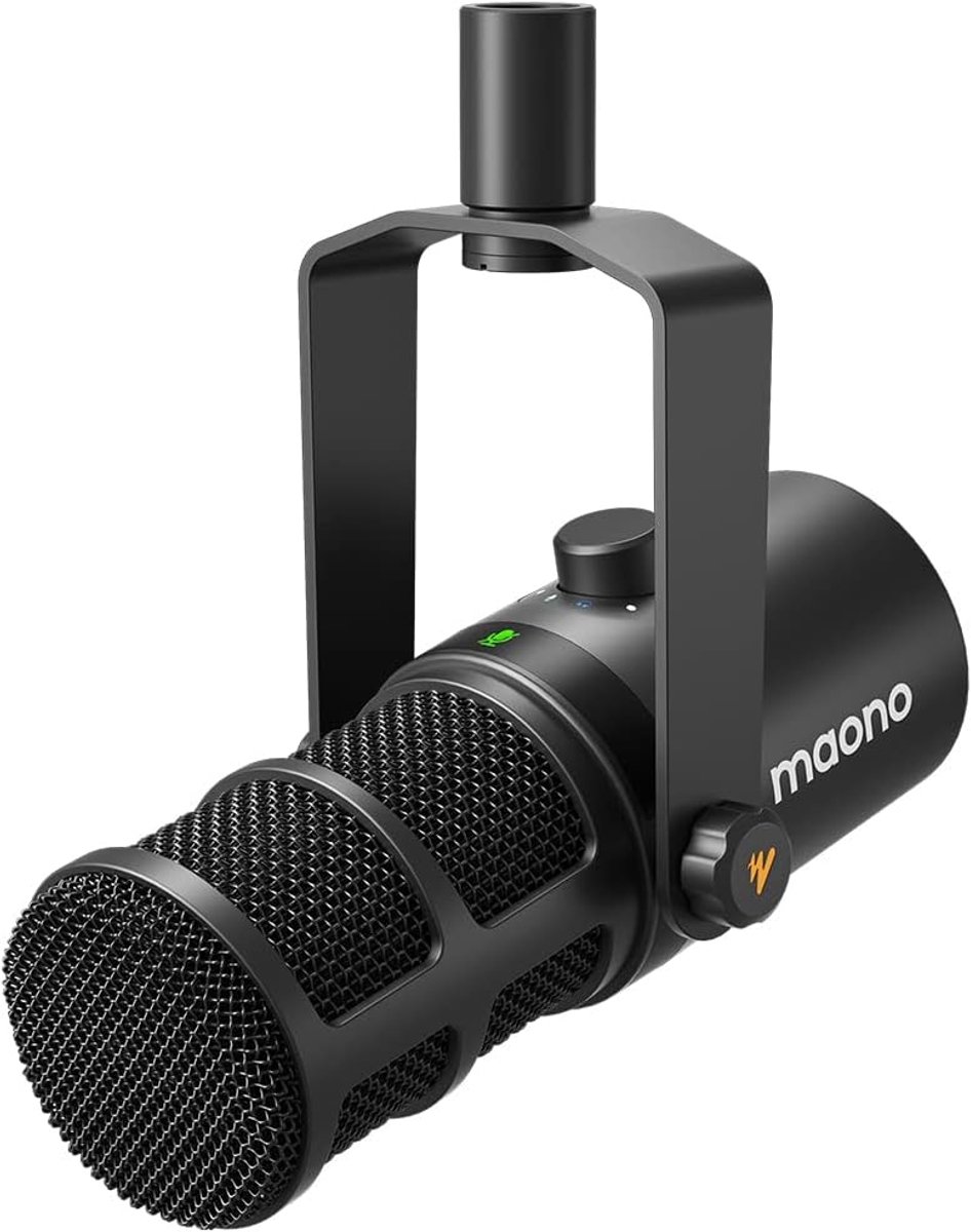 Thijox - Dynamische USB/XLR Microfoon voor Podcasting, Opname en Streaming met EQ, Tap-to-Mute, Gain- en Volumeregelaar, Ideaal voor Gaming en Radiopr