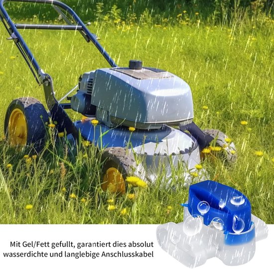 Thijox - Waterdichte Kabelverbinder voor Robotmaaier - 25 Aansluitklemmen en 5 Kabelklemmen - Ideaal voor Begrenzingskabel en Kabeluiteinden - Robuust — afbeelding 4