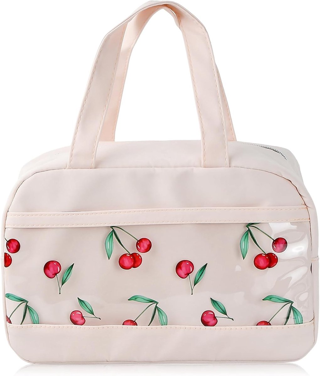 Draagbare Koeltas 8L voor Vrouwen en Mannen, Herbruikbare Thermische Lunchtas voor Werk, School en Picknick, Roze