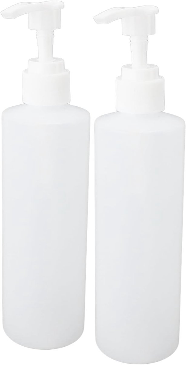 Herbruikbare Massage Olie Dispenser Set van 2, 250ml Pompflessen voor Olie, Shampoo en Crèmes, Ideaal voor Wellness en Thuisgebruik