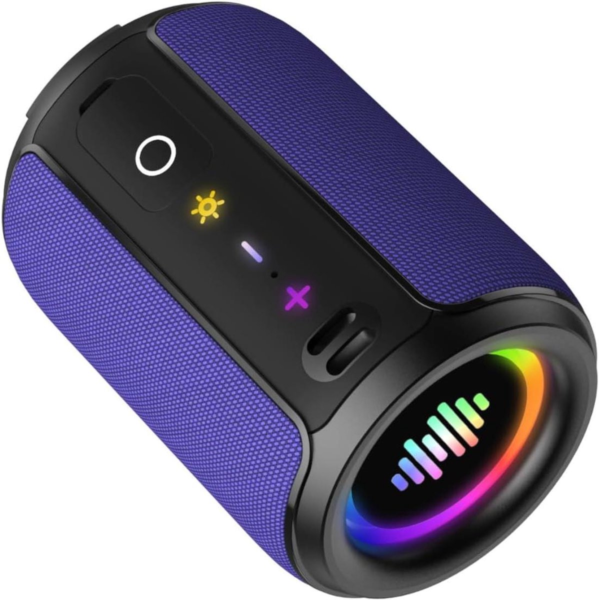 Draagbare Speaker - Muziekbox Geluid - Buiten Luisteren - Waterdicht IPX7 - 10 cm Hoog - Paars
