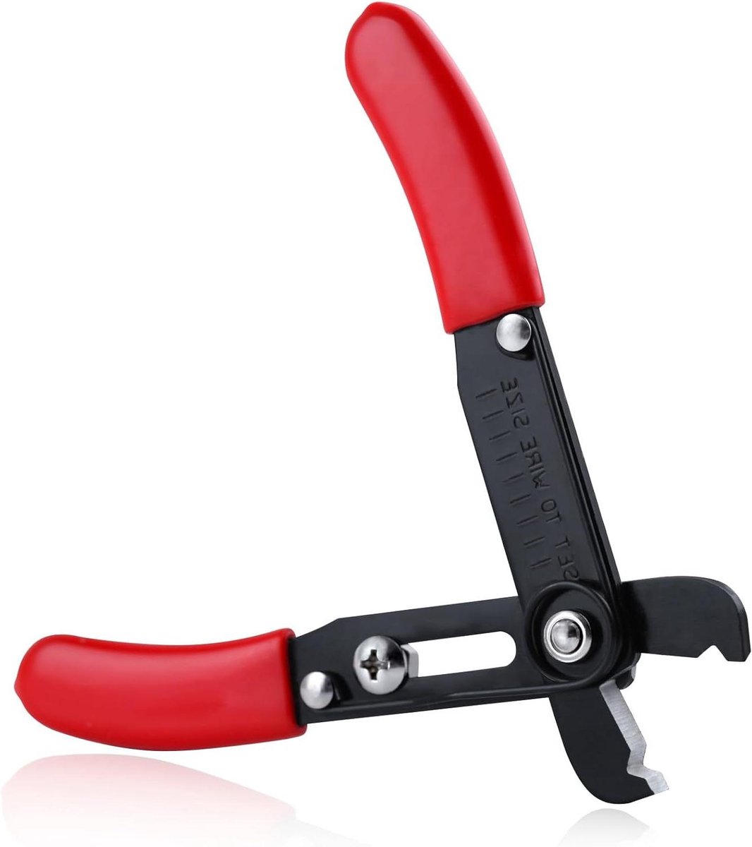 Verstelbare Draadstripper - Draadsnijder Tang - Elektrische Werkzaamheden - Veerbelast Ontwerp - 151 cm - Rood