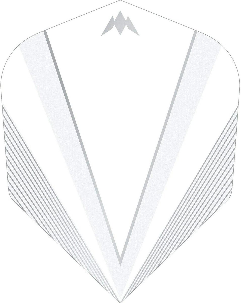 Dart Vluchten - Standaard Flights - Darts Spelen - 100 Micron Dikte - 3 Stuks - Wit