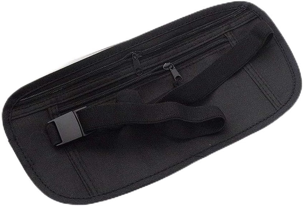 Thijox - Reisgeld Riem, Verborgen Portemonnee, Paspoort Geld Heuptas, Slanke Veiligheid Reistas, Ademend Nylon, Vochtbestendig, Ideaal voor Vakantie e