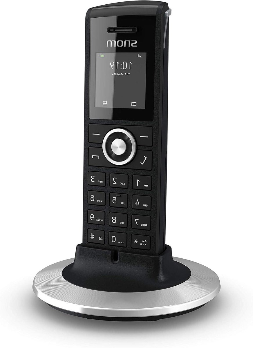 Draadloze Telefoon - DECT Handset - Zakelijk Gebruik - Lange Standby Tijd - 7 Uur Beltijd - Zwart