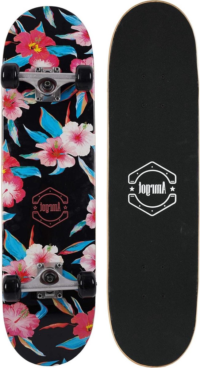 Compleet Skateboard Beginners Board Tricks Leren 7 Lagen Esdoornhout 80 x 20 cm Grafisch Ontwerp