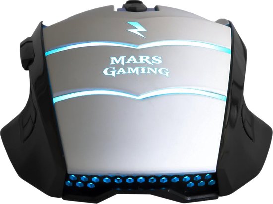 Gaming Muis - Optische Muis - PC Gaming - 5000 DPI Sensor - 7.2 x 13.5 x 4 cm - Zwart — afbeelding 2