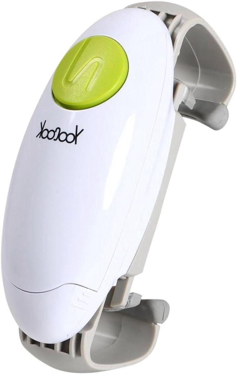 Automatische Potopener - Elektrische Openhouder - Keuken Gemak - Past Zich Aan - 3.2-10.2 cm - Wit Grijs Groen