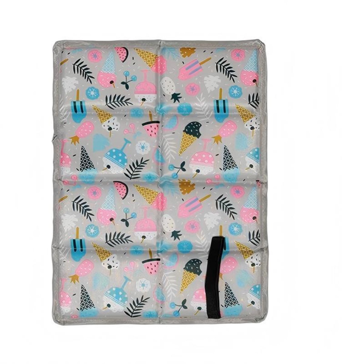 Opvouwbaar, isolerend zitkussen voor buiten – set van 2 – zitkussen voor kinderen – waterdichte speelmat – wandelaccessoire – bruin