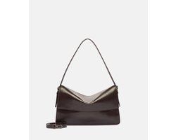Liebeskind Berlin - female - Ruime schoudertas in laklederlook met glanzende afwerking