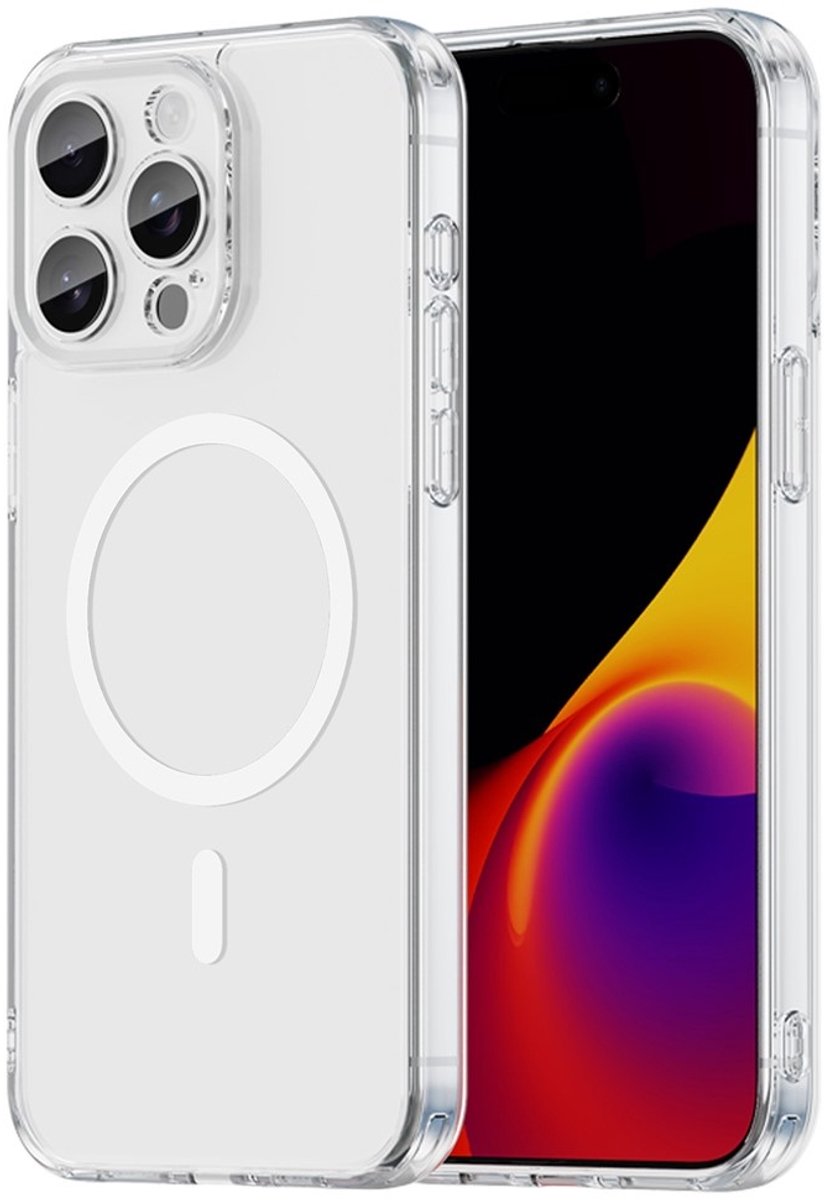 Coverup Hoesje - Geschikt voor iPhone 15 Pro Max Hoesje - Coverup Clear TPU Back Cover - MagSafe Compatible - Transparant