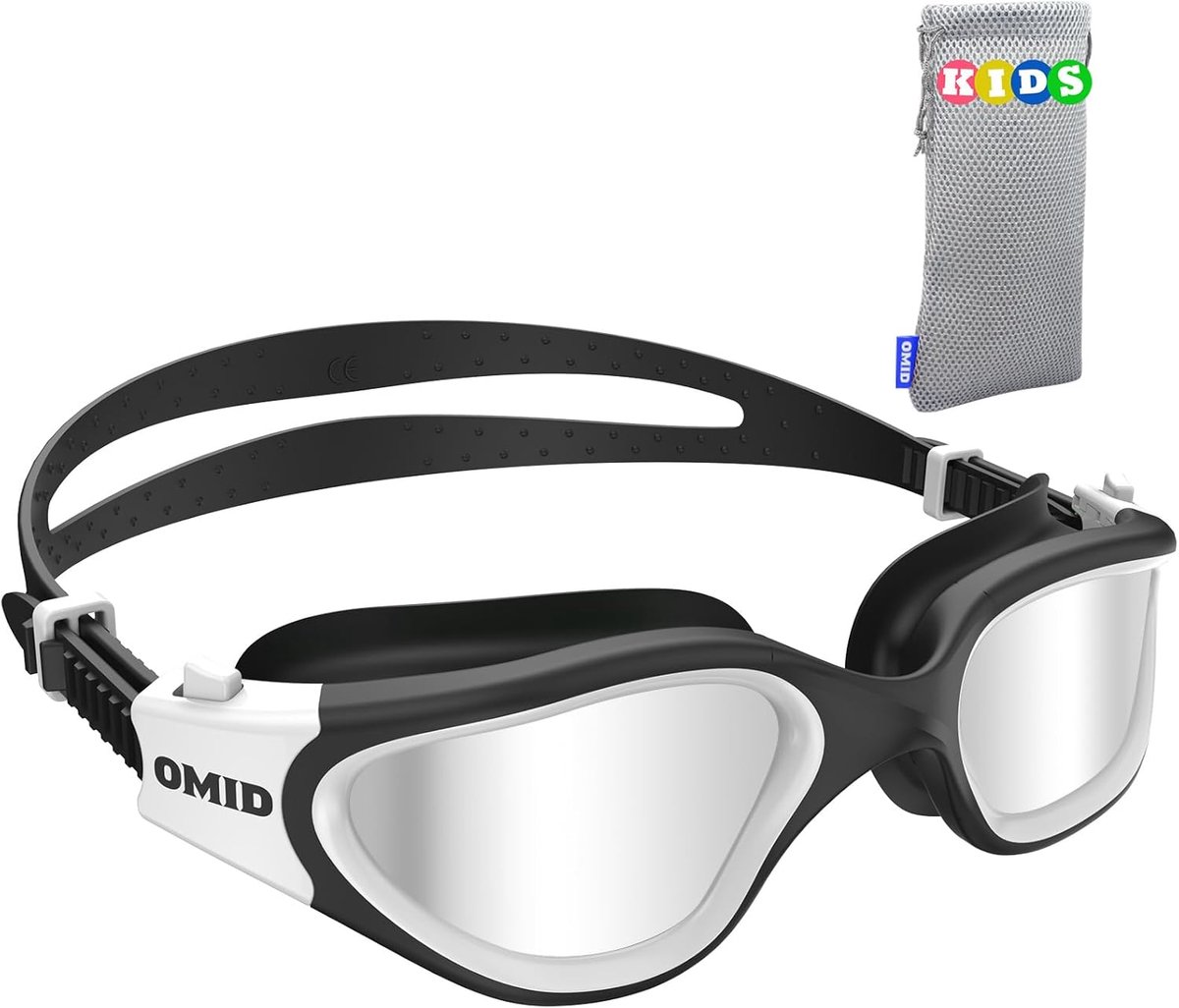 Thijox - Gepolariseerde Zwemmende Goggles voor Kinderen 6-14 Jaar - Comfortabele Zwembril met Anti-condens en Perfecte Pasvorm - Ideaal voor Recreatie