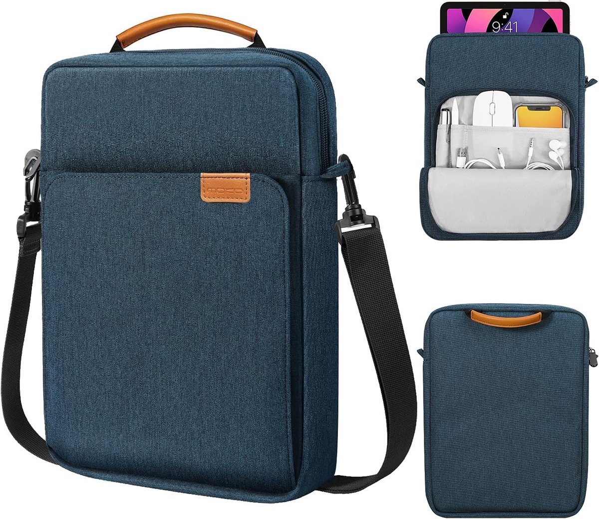 Tabletzak voor 9-11 Inch Tablets met Schouderband en Handvat - Geschikt voor iPad en Galaxy Tab