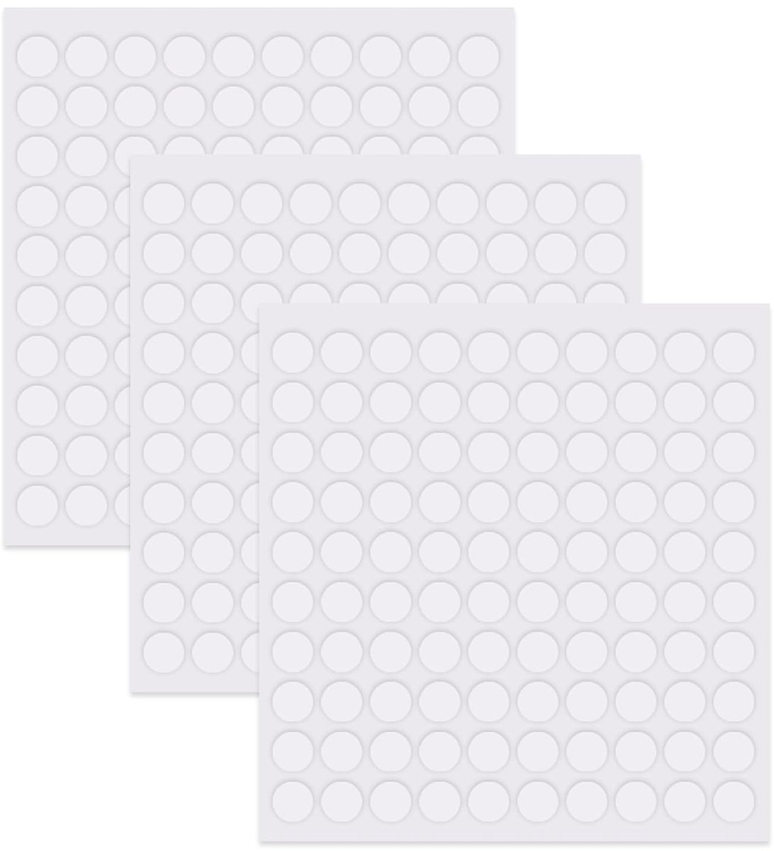 Ronde Transparante Stickers - Dubbelzijdige Plakband, Verwijderbare Hechtdots voor Feestdecoratie, Huisdecoratie en DIY Kunstprojecten