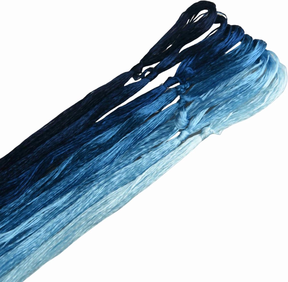 8 Kleuren Zijdedraad van 100% Moerbeizijde – 22 m per Kleur, Handgeverfd Borduurgaren voor Fijne Handwerken, Kruissteek & DIY (21)