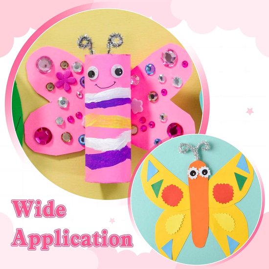 Ogen, zelfklevende ogen & Googly Eyes voor doe-het-zelf knutselen, scrapbooking en poppen — afbeelding 2
