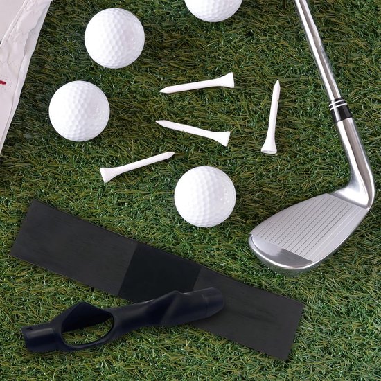 Golf Swing Band - Grip Trainer Set - Golf Swing Verbeteren - Perfecte Handpositie - One Size Fits All - Zwart van GOLF — afbeelding 2