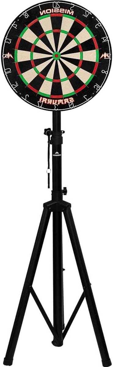 Dartbord Stand - Tripod Dartbord Houder - Darten Thuis - Snelle Installatie - Standaard Formaat - Zwart