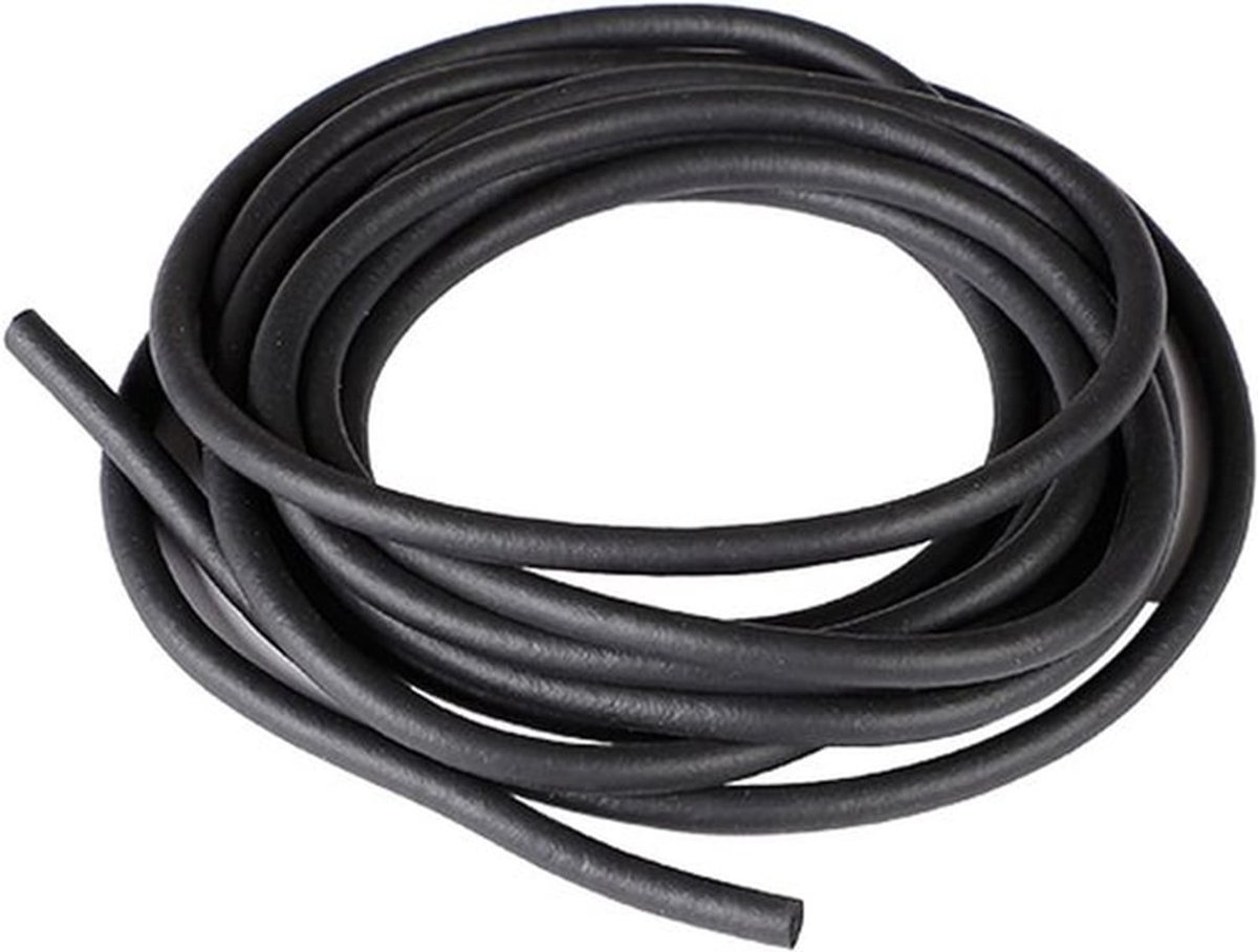 EPDM schuimrubber weersafdichtingsstrip Ø 6 mm x 3 m lang - Ronde solide schuimstrook voor