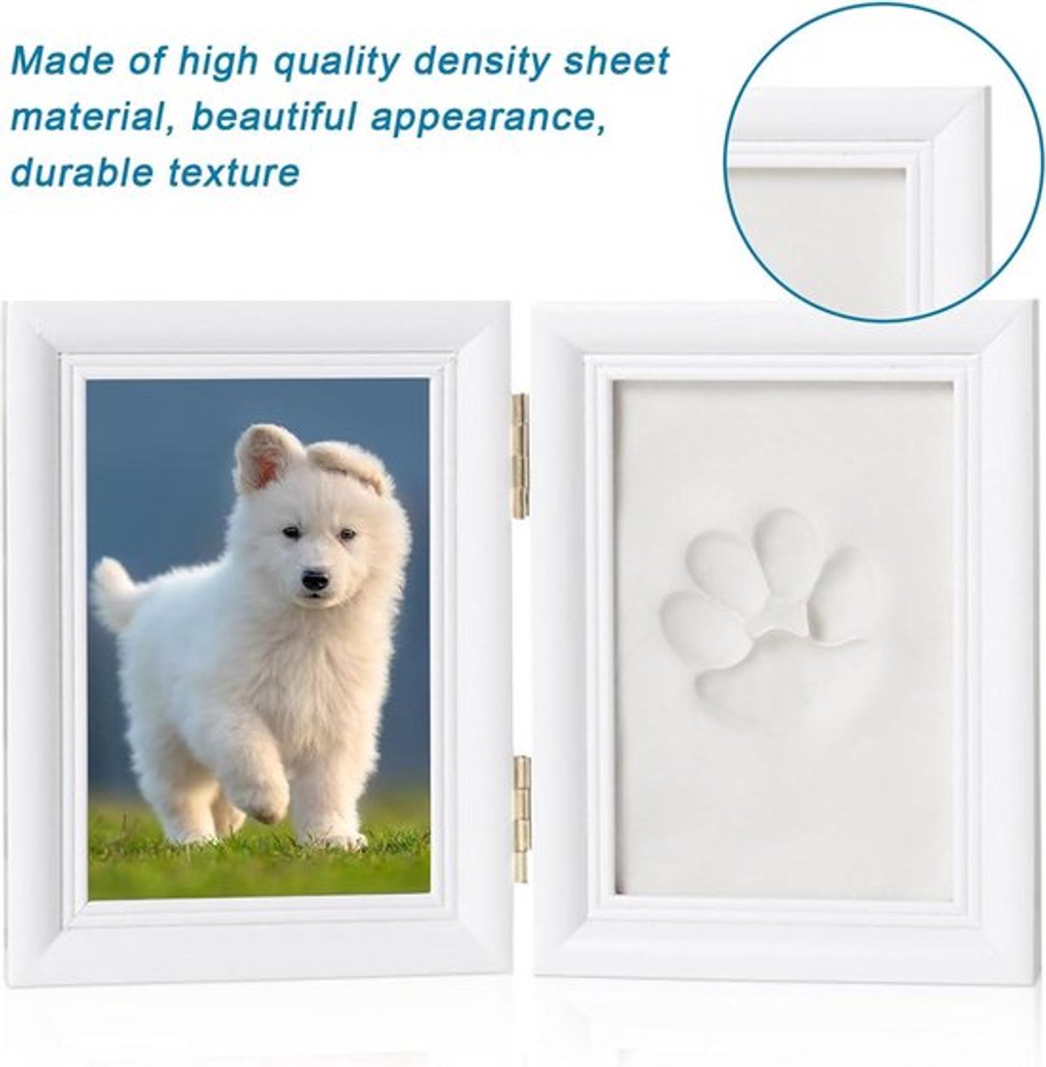 Store_8 - Pootafdrukset - 3D fotolijst voor honden en katten - Houten