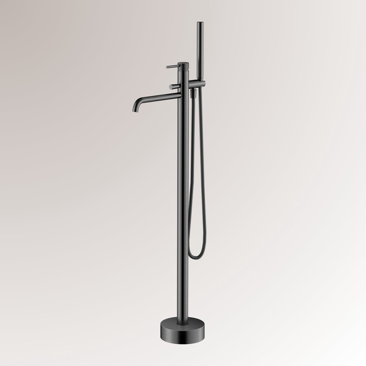 Vrijstaande badmengkraan Sanitado Foya High-End in gunmetal