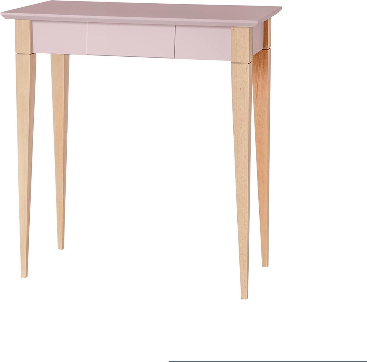 Bureau met lade - Schrijftafel Werkplek - Thuiswerken Organiseren - FSC Gecertificeerd Hout - 65 x 40 cm - Beige