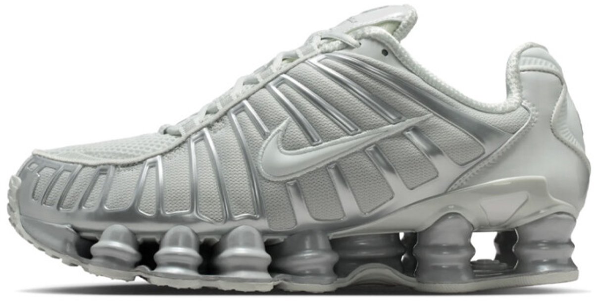 Nike Shox TL Sneakers Vrouwen Photon Dust/MetallicSilver Zilver