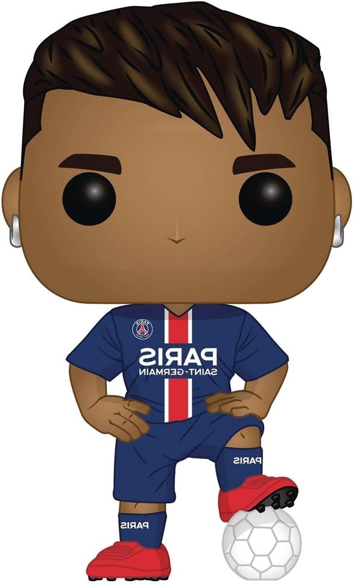 Voetbal Neymar Jr Figuur - Verzamelbeeldje Vinyl - Fan Merchandise - Wobbel Hoofd - 10 cm - Meerdere Kleuren