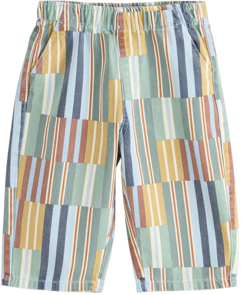 Next - Jongens - Brede broek met koordsluiting - Groen