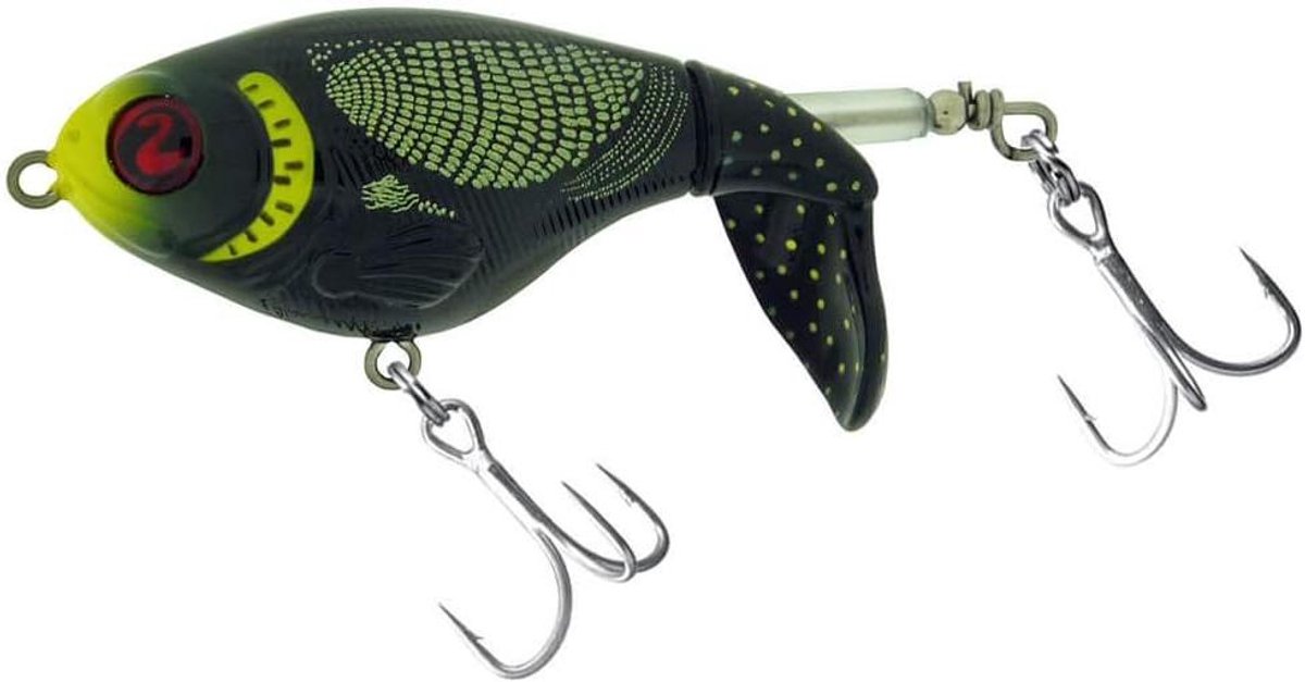 Whopper Plopper 75 - Surface Lure Wobbler - Vissen Op Carnivoor - Uniek Geluid - 75 mm - Yellow Head
