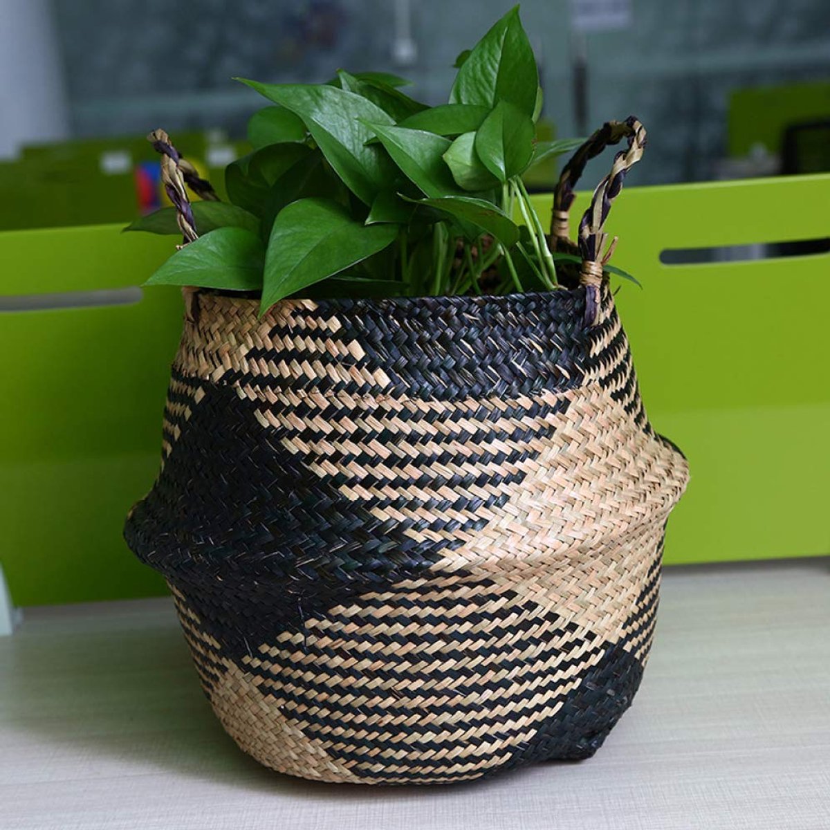 Opbergmand Bloempot Rotan Mand Plant Bloempot Speelgoed Rack Wasmand Container Woondecoratie