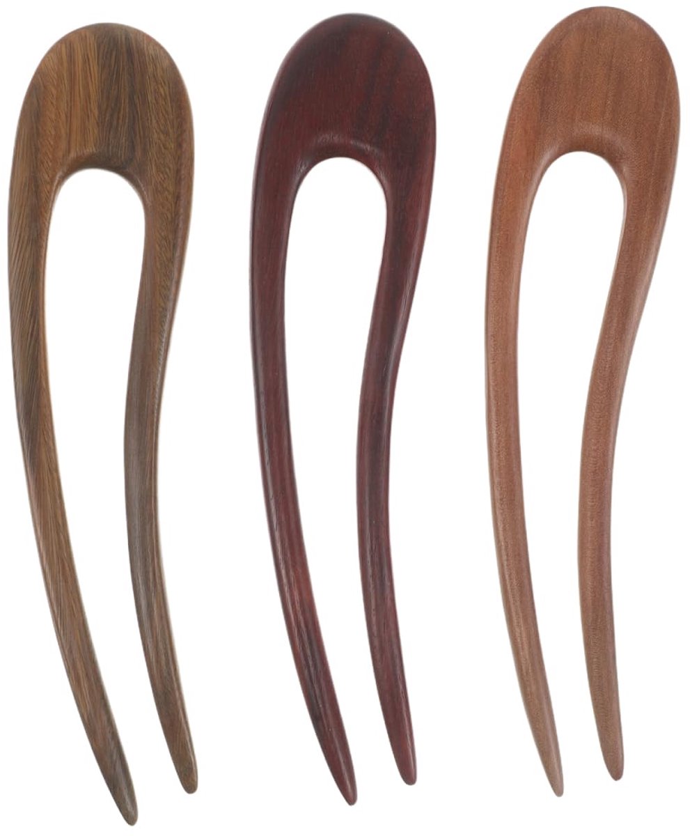 Haarspelden van sandelhout, grote vintage houten haarspelden voor knot en opgestoken kapsels, Chinese haarknotenvorken voor dames, dagelijks gebruik, feest
