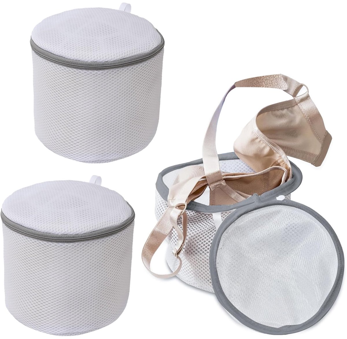 3 stuks wasnetten beha voor wasmachine, 17 x 15 cm, duurzame netjes, waszakken voor wassen, voor beha, schoenen, ondergoed, fijne waszakjes