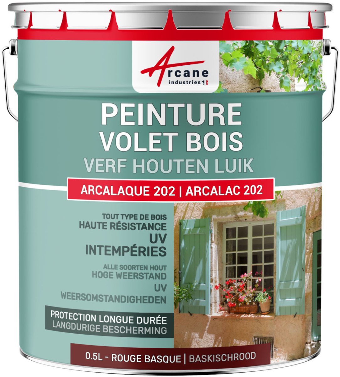 Verf voor houten luiken: ARCALAQUE 202