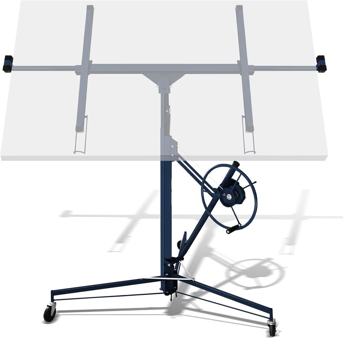 Plaatlift XXL - Gipsplaatlift Montagehulp - Plafond Montage - Inklapbaar Ontwerp - 140-350 cm - Blauw