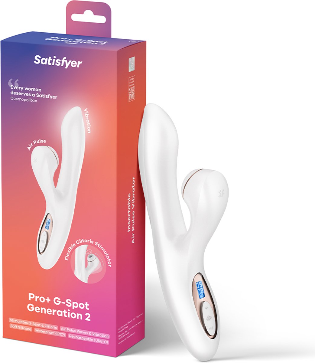 Bol.com Satisfyer Pro G-Spot Rabbit | clitoriszuiger met 11 intensiteitsniveaus | G-spot-massage met 10 vibratieprogramma's | ac... aanbieding