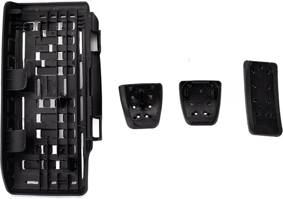 Set 4 Antislip Pedaal Covers voor Handgeschakeld - Gasrem Koppelingspedaal en Voetsteun van ProPlus — afbeelding 3