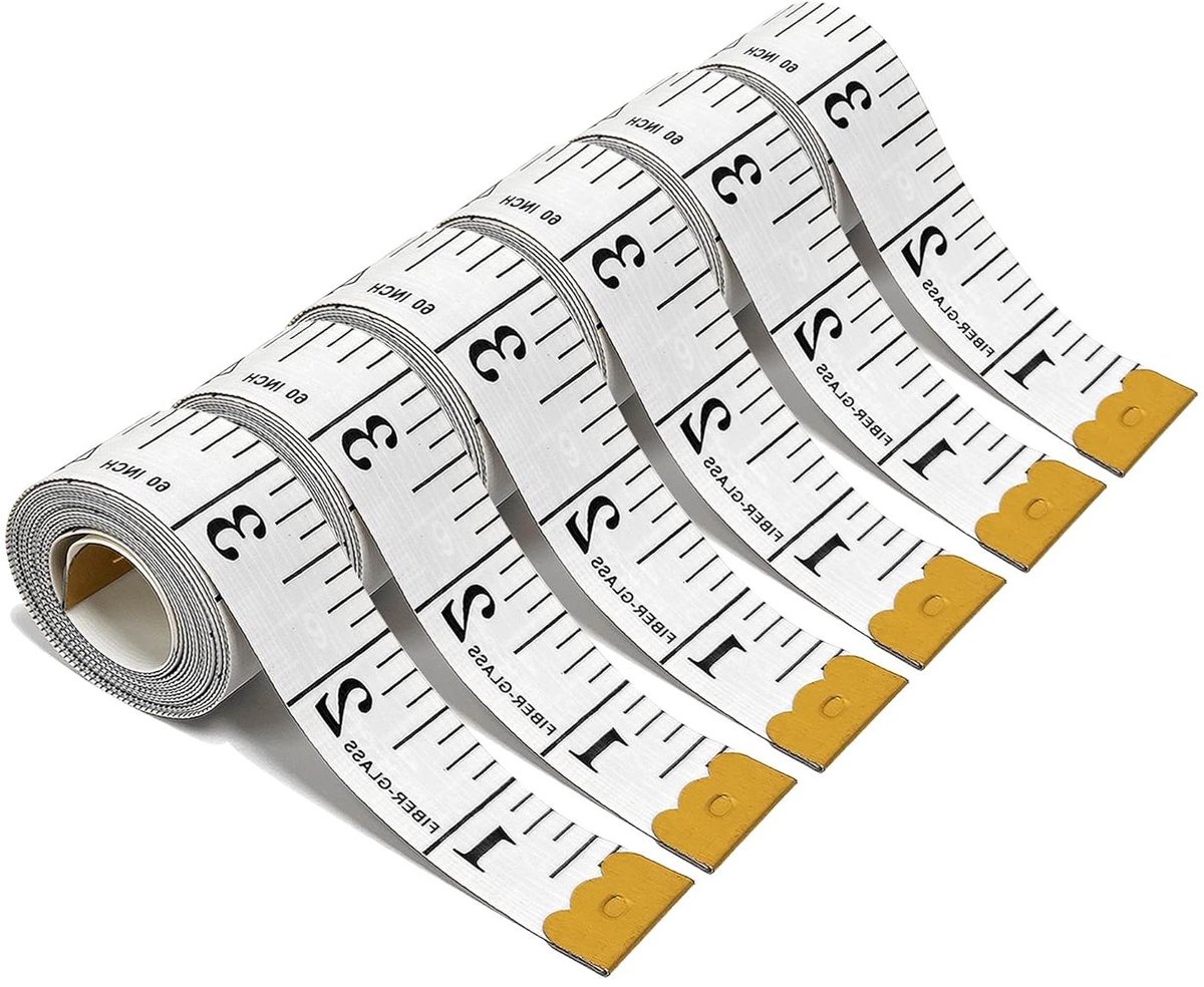 Zachte Meetlinten - Lichaams Meetlint Stoffen - Kleding Maken - Dubbele Schaal - 150 cm - Wit