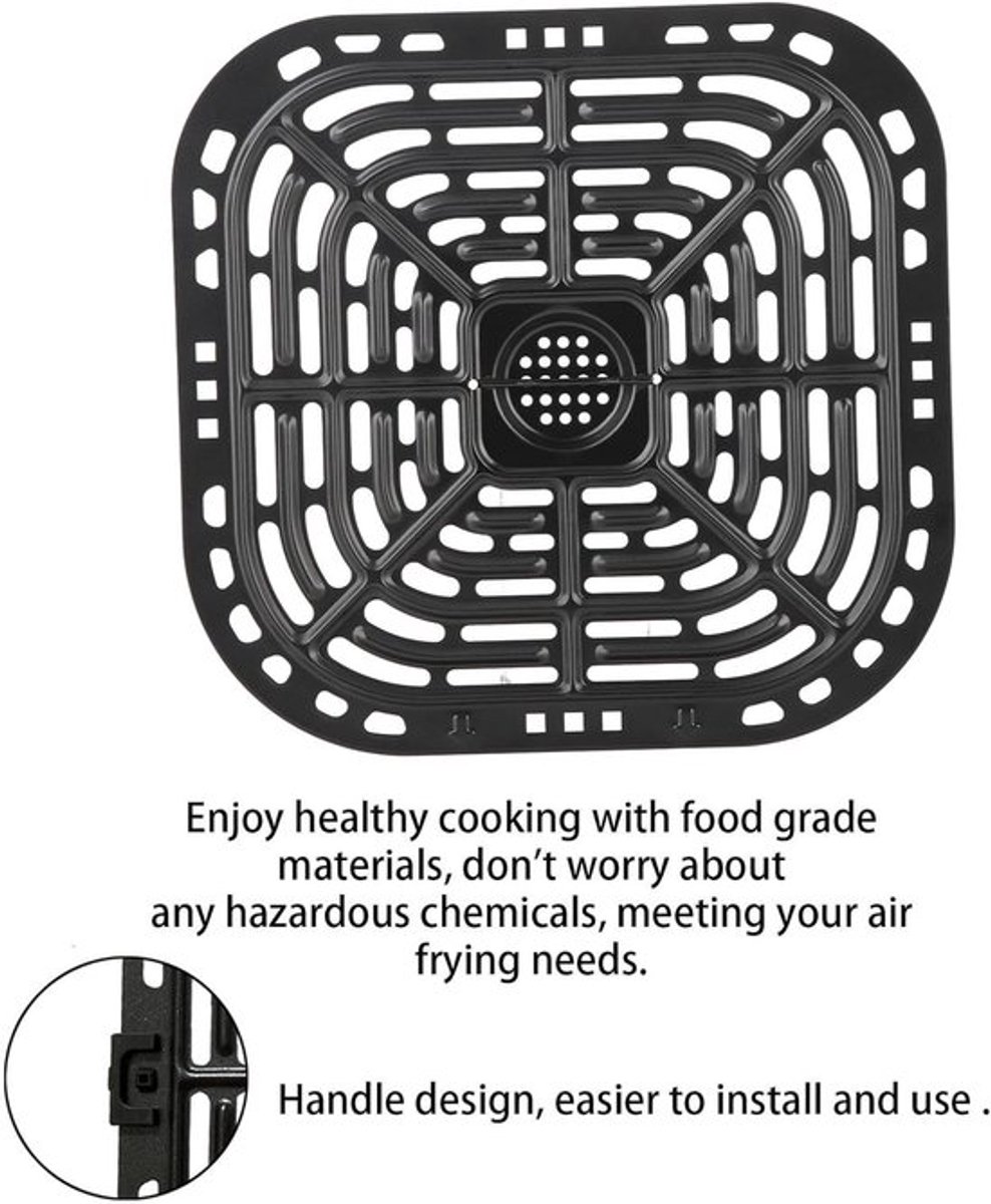 Allecto - Air Fryer Vervanging Grill - Vervangende Lade Pan