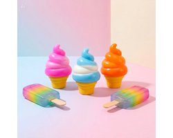 Happy Trendz® | DE ULTIEME STRESS-RELIEF HYPE VAN DIT MOMENT! | 2 geweldige squishies | Ice Cone & Ice Cream Pop | Rainbow Mystery Colors | Tik tok Hype | Anti Stress