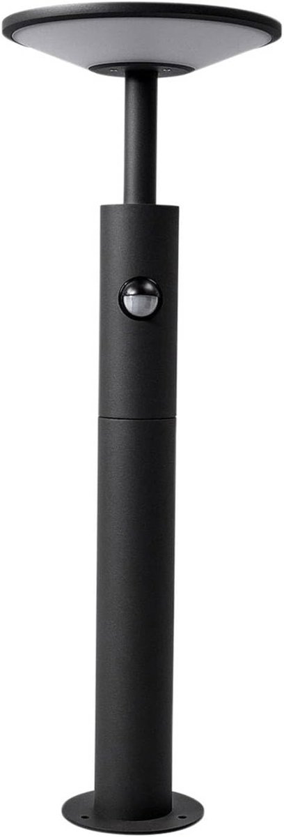 LED Buitenlamp - Tuinpad Verlichting - Veiligheid Verhogend - Met Bewegingssensor - 60 cm Hoog - Antraciet