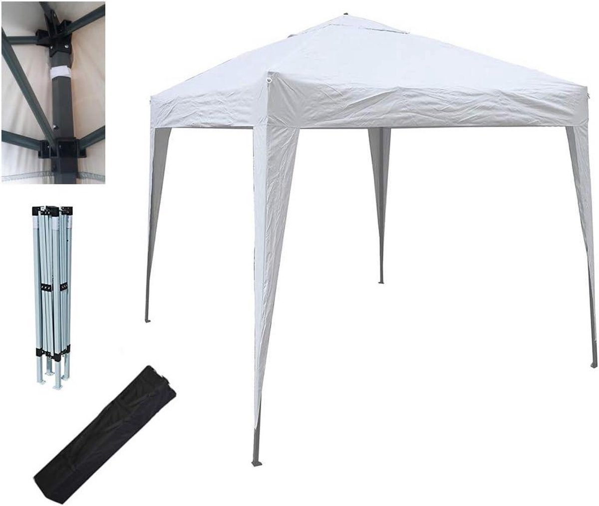 Vouwtent Partytent - Feesttent Paviljoen - Buitenfeest Organiseren - Inclusief Gewichtszakken - 2 x 2 meter - Wit